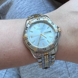 Caravelle by Bulova Silver and Gold Women's Watch